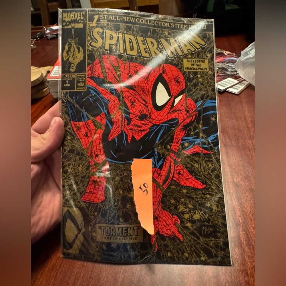 Spider-Man First Edition Black and Gold Collectors Comic Book